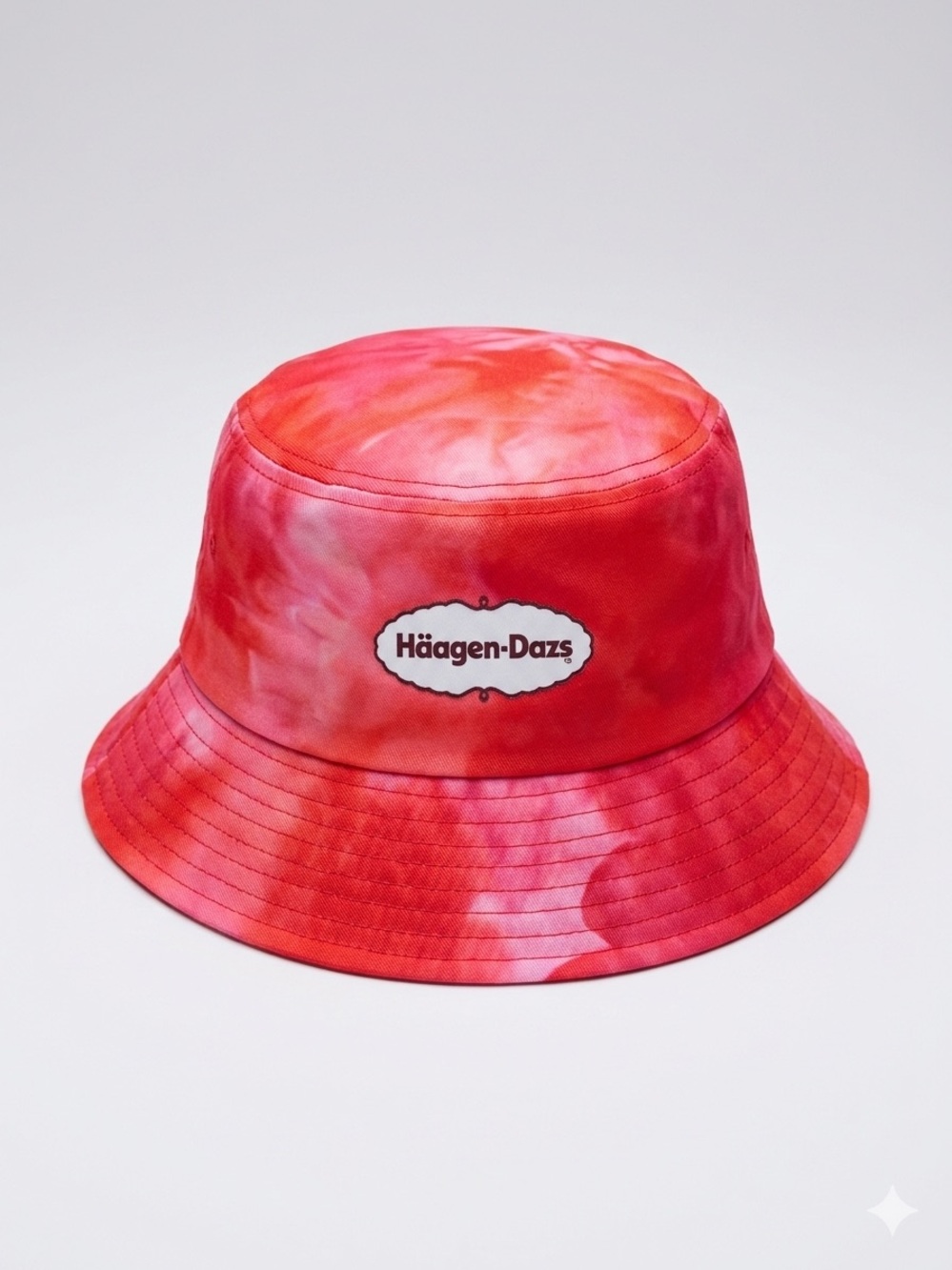 Haagen-Dazs Bucket Hat Pink Tie Dye Promotional Hat Haagen Dazs Summer Festival